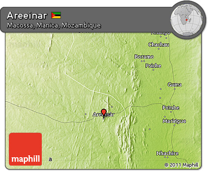Physical Map of Areeinar