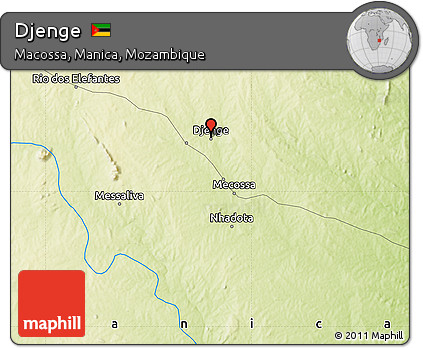 Physical Map of Djenge