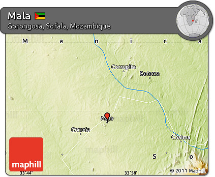 Physical Map of Mala