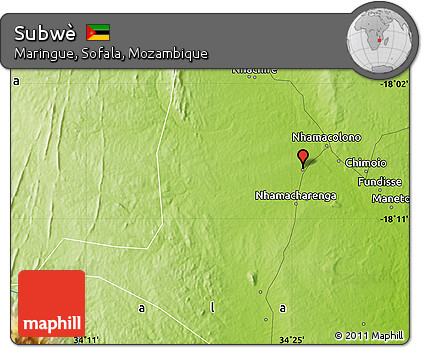 Physical Map of Subwè