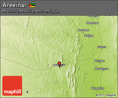 Physical Map of Areeinar