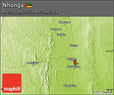Physical Map of Nhonga