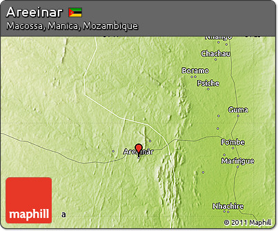 Physical Map of Areeinar