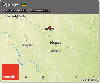 Physical Map of Djenge