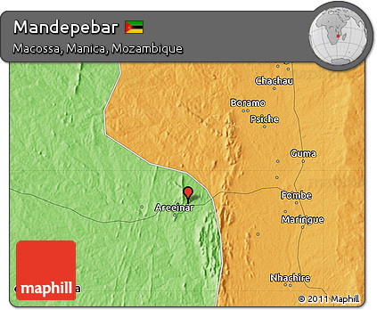 Political Map of Mandepebar