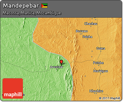 Political Map of Mandepebar