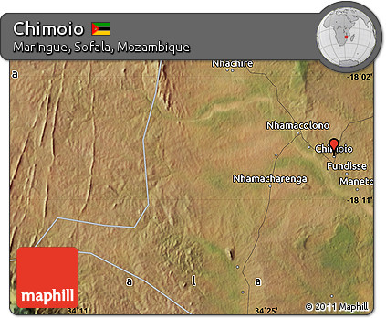 Satellite Map of Chimoio