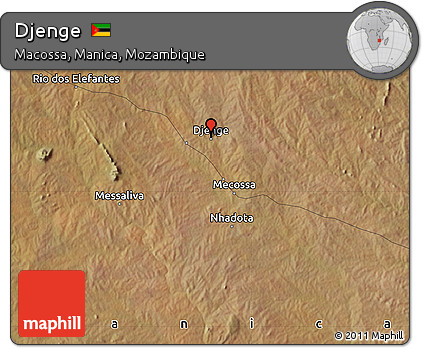 Satellite Map of Djenge