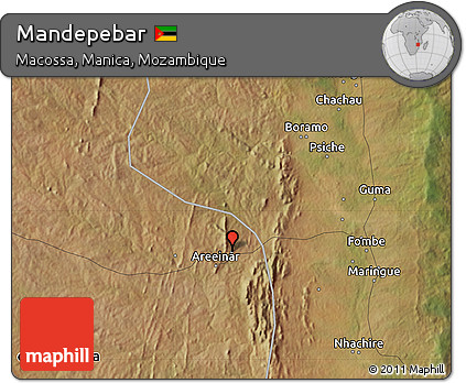 Satellite Map of Mandepebar