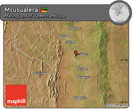 Satellite Map of Mcusualera