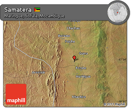 Satellite Map of Samatera