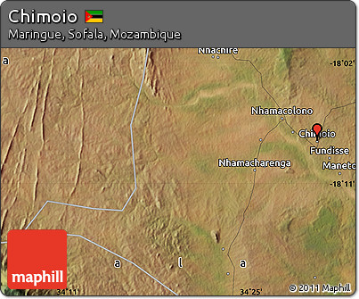 Satellite Map of Chimoio