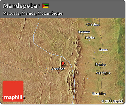 Satellite Map of Mandepebar