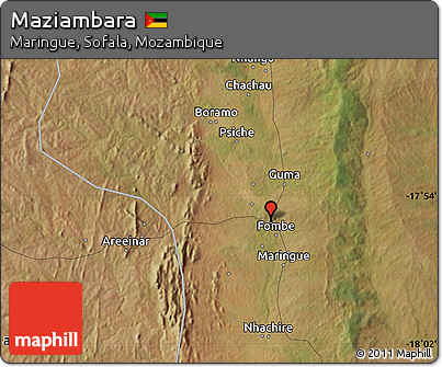 Satellite Map of Maziambara
