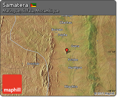 Satellite Map of Samatera