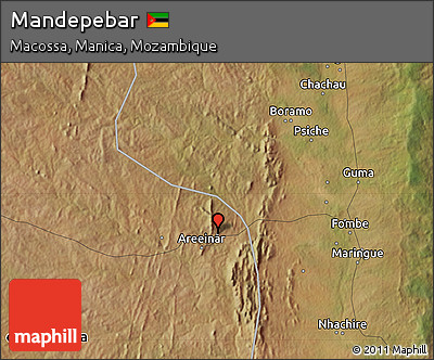 Satellite Map of Mandepebar