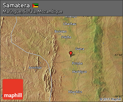 Satellite Map of Samatera