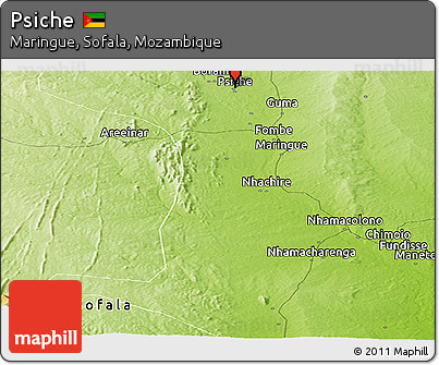 Physical Panoramic Map of Psiche