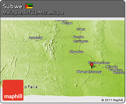 Physical Panoramic Map of Subwè