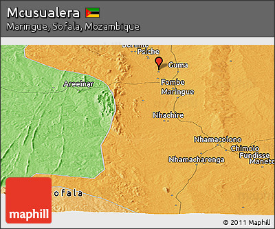 Political Panoramic Map of Mcusualera