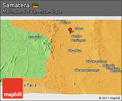 Political Panoramic Map of Samatera