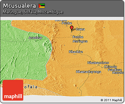 Political Panoramic Map of Mcusualera