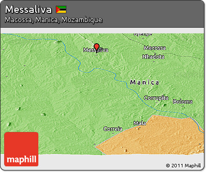 Political Panoramic Map of Messaliva