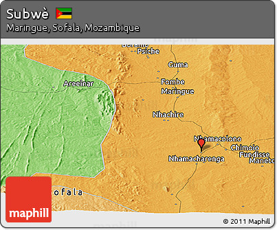 Political Panoramic Map of Subwè