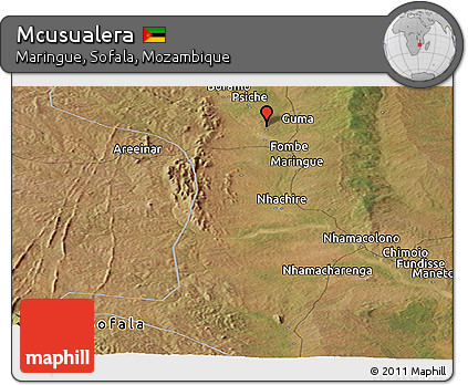 Satellite Panoramic Map of Mcusualera