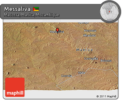Satellite Panoramic Map of Messaliva