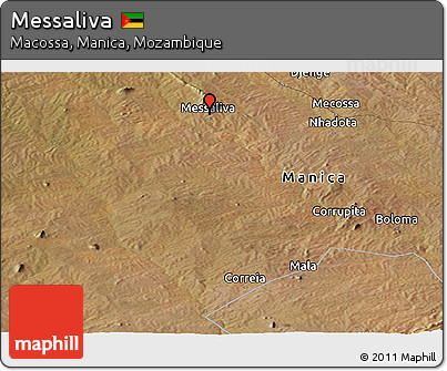 Satellite Panoramic Map of Messaliva
