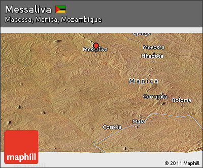 Satellite Panoramic Map of Messaliva