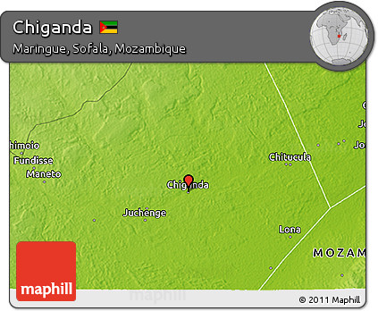 Physical 3D Map of Chiganda