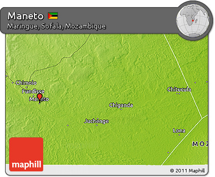 Physical 3D Map of Maneto