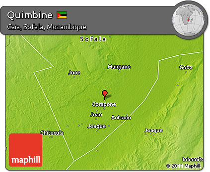 Physical 3D Map of Quimbine