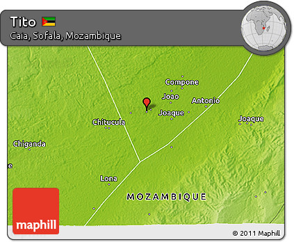 Physical 3D Map of Tito