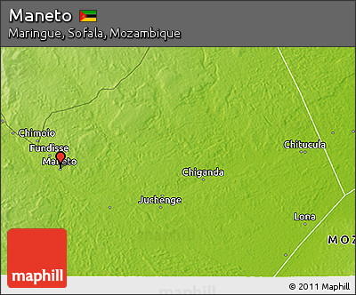 Physical 3D Map of Maneto
