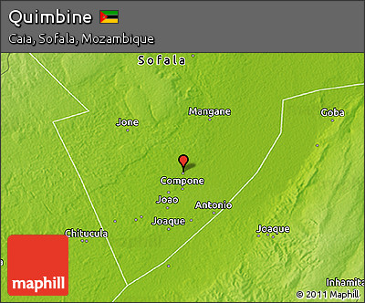Physical 3D Map of Quimbine