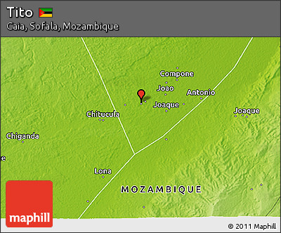 Physical 3D Map of Tito
