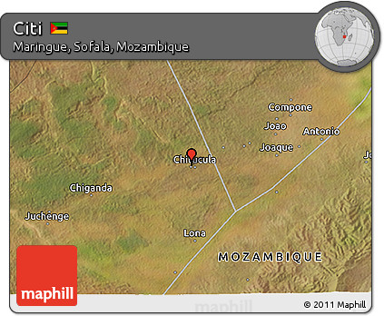 Satellite 3D Map of Citi