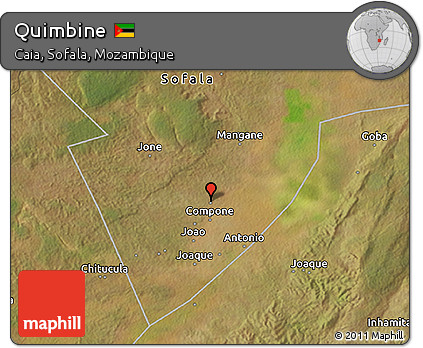 Satellite 3D Map of Quimbine