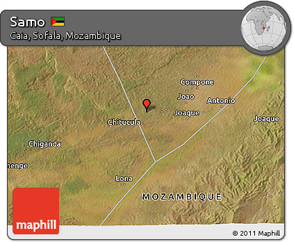 Satellite 3D Map of Samo