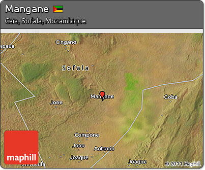 Satellite 3D Map of Mangane