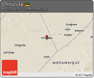 Shaded Relief 3D Map of Chitucula