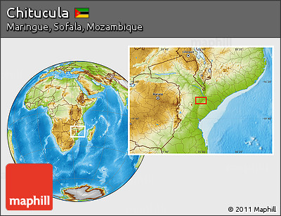Physical Location Map of Chitucula