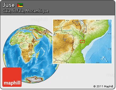 Physical Location Map of Juse