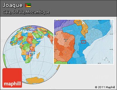 Political Location Map of Joaque