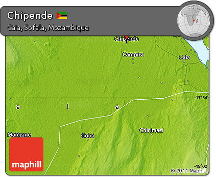 Physical Map of Chipende