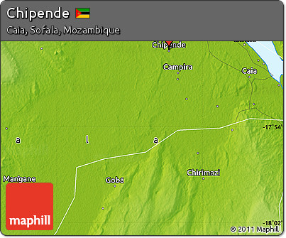 Physical Map of Chipende