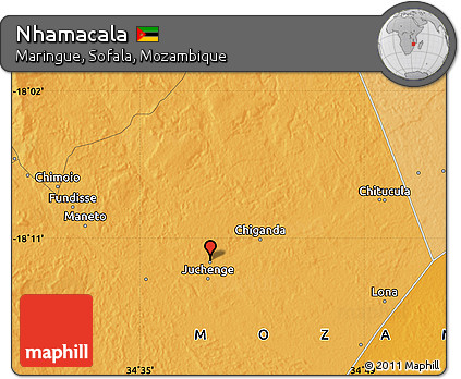 Political Map of Nhamacala